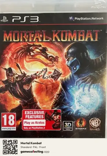 Mortal Kombat PlayStation 3, PAL box front