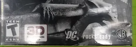 Batman: Arkham City, the ESRB box on its front