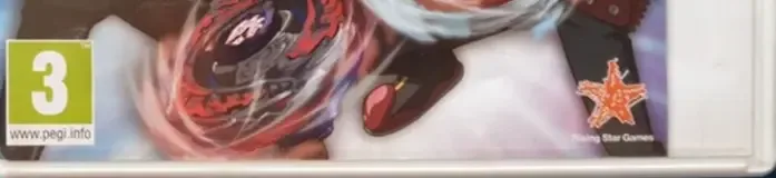 Beyblade: Evolution, the PEGI square on its front