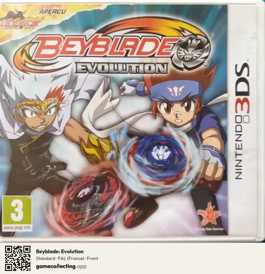 Beyblade: Evolution Nintendo 3DS, France box front
