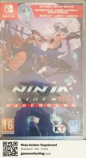 Ninja Gaiden: Ragebound Nintendo Switch, PAL box front
