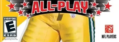 Madden NFL 09 All-Play, the ESRB box on its front