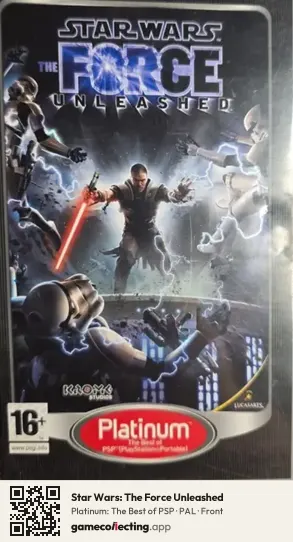 Star Wars: The Force Unleashed PlayStation Portable, PAL box front