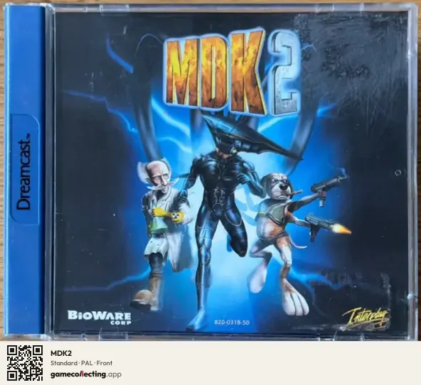 MDK2 Sega Dreamcast, PAL box front