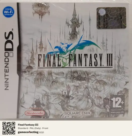 Final Fantasy III Nintendo DS, Italy box front