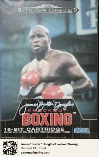 James "Buster" Douglas Knockout Boxing Sega Mega Drive / Genesis, PAL box front