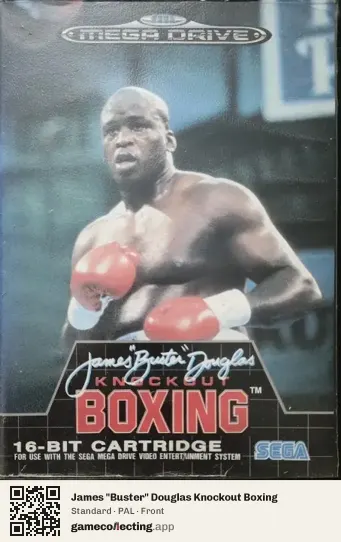 James "Buster" Douglas Knockout Boxing Sega Mega Drive / Genesis, PAL box front