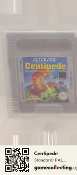 Centipede Game Boy, PAL cartridge label