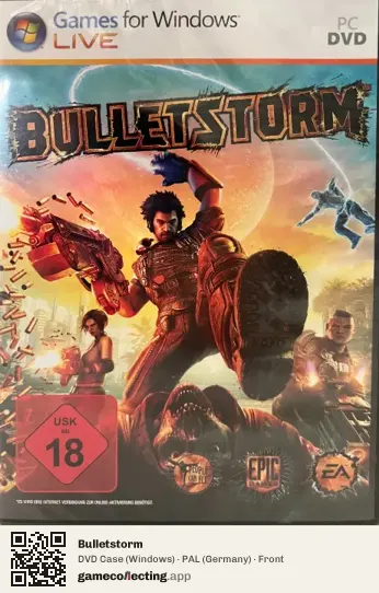Bulletstorm Computer, Germany box front