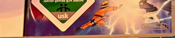 Naruto Shippuden: Ninja Destiny 2, the USK square on its front