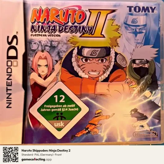 Naruto Shippuden: Ninja Destiny 2 Nintendo DS, Germany box front