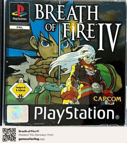 Breath of Fire IV PlayStation, Germany box front