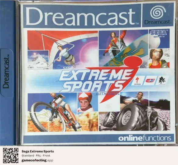 Sega Extreme Sports Sega Dreamcast, PAL box front