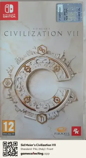 Sid Meier's Civilization VII Nintendo Switch, Italy box front