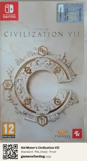 Sid Meier's Civilization VII Nintendo Switch, Italy box front