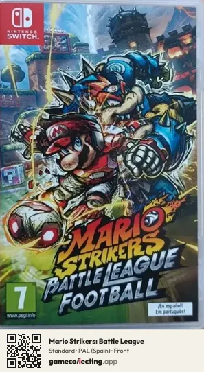 Mario Strikers: Battle League Nintendo Switch, Spain box front