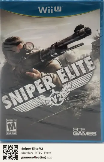 Sniper Elite V2 Nintendo Wii U, NTSC box front