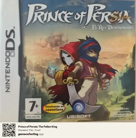 Prince of Persia: The Fallen King Nintendo DS, PAL box front