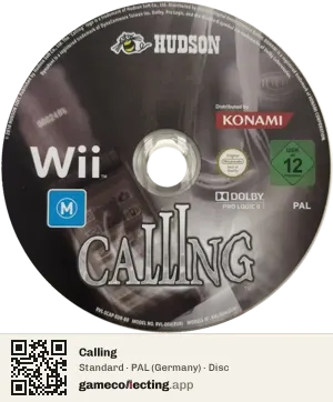 Calling Nintendo Wii, PAL disc