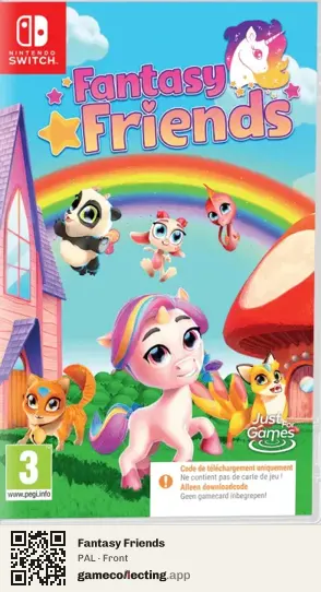 Fantasy Friends Nintendo Switch, PAL box front