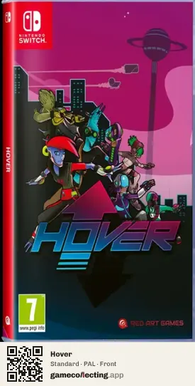 Hover Nintendo Switch, PAL box front
