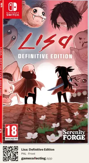 Lisa: Definitive Edition Nintendo Switch, PAL box front