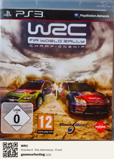 WRC PlayStation 3, Germany box front