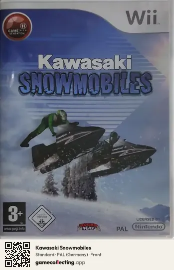 Kawasaki Snowmobiles Nintendo Wii, Germany box front