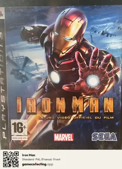 Iron Man PlayStation 3, France box front