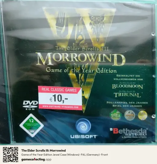 The Elder Scrolls III: Morrowind Computer, Germany box front