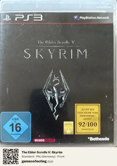 The Elder Scrolls V: Skyrim PlayStation 3, Germany box front