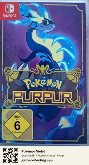 Pokémon Violet Nintendo Switch, Germany box front