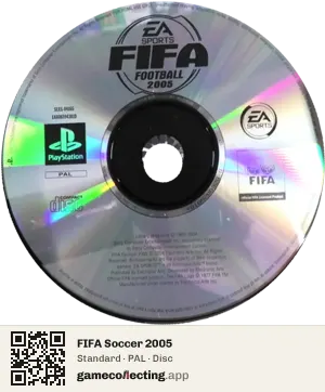 FIFA Soccer 2005 PlayStation, PAL disc