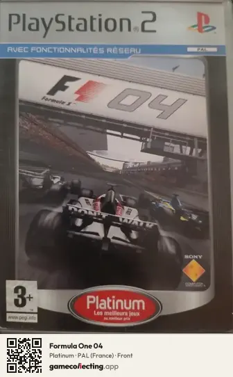Formula One 04 PlayStation 2, France box front