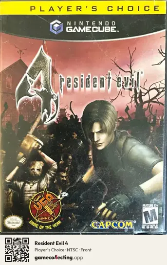 Resident Evil 4 Nintendo GameCube, NTSC box front