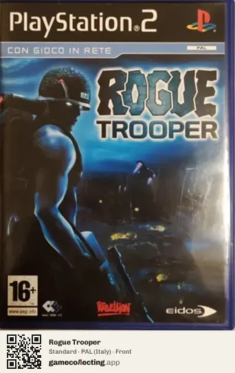 Rogue Trooper PlayStation 2, Italy box front
