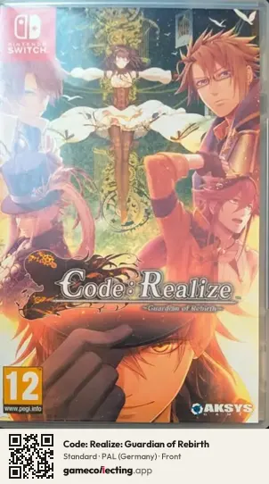 Code: Realize: Guardian of Rebirth Nintendo Switch, Germany box front