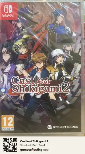 Castle of Shikigami 2 Nintendo Switch, PAL box front