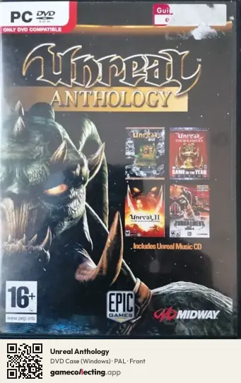 Unreal Anthology Computer, PAL box front