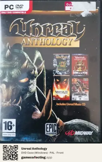Unreal Anthology Computer, PAL box front