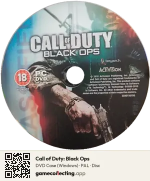 Call of Duty: Black Ops Computer, PAL disc