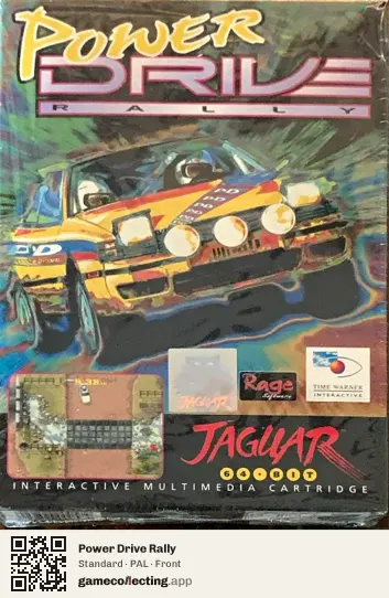 Power Drive Rally Atari Jaguar, PAL box front