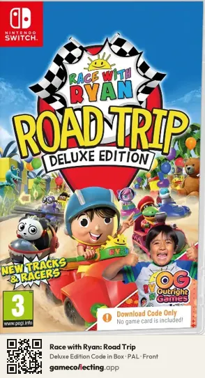 Race with Ryan: Road Trip Nintendo Switch, PAL box front