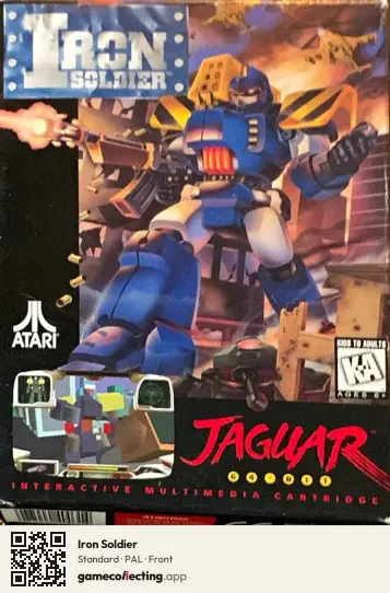 Iron Soldier Atari Jaguar, PAL box front