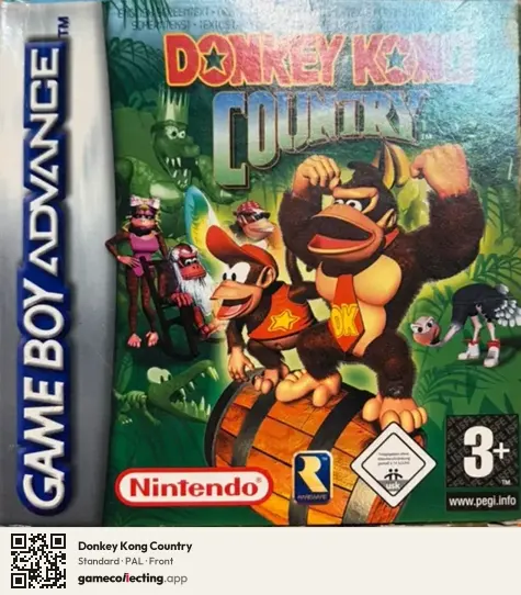 Donkey Kong Country Game Boy Advance, PAL box front