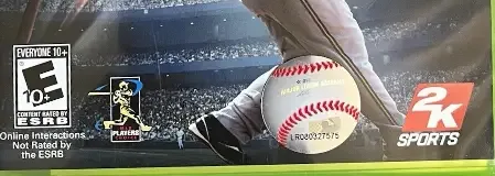 The Bigs 2, the ESRB box on its front