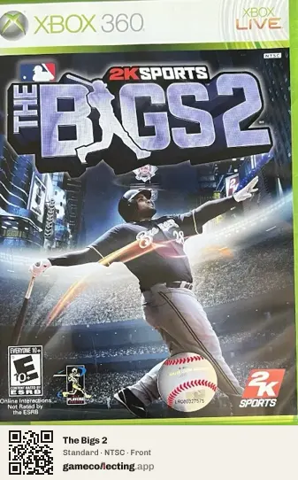 The Bigs 2 Xbox 360, NTSC box front