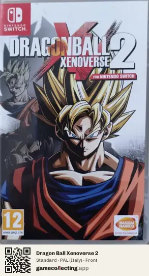 Dragon Ball Xenoverse 2 Nintendo Switch, Italy box front