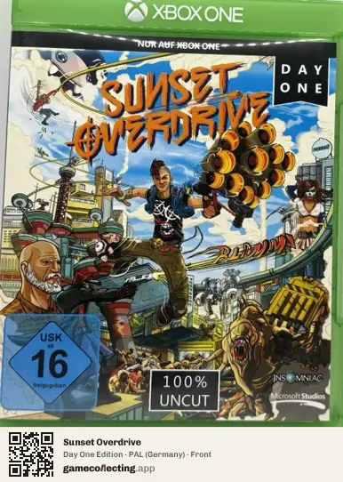 Sunset Overdrive Xbox One, Germany box front