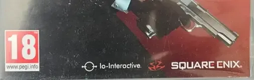 Hitman: Absolution, the PEGI square on its front